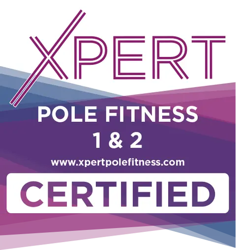 Siegel: XPert Pole Fitness 1 & 2 Certified